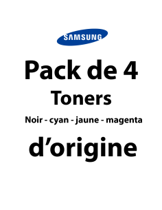 CLT-P4092C - SU392A - Samsung Toner pack de 4 CYMK 