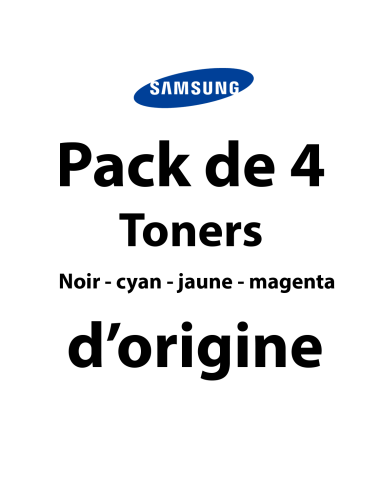 CLT-P4092C - SU392A - Samsung Toner pack de 4 CYMK 