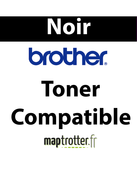 TN-230BK - Toner Maptrotter compatible Brother - noir - 2 200 pages - Référence : RE19011124 