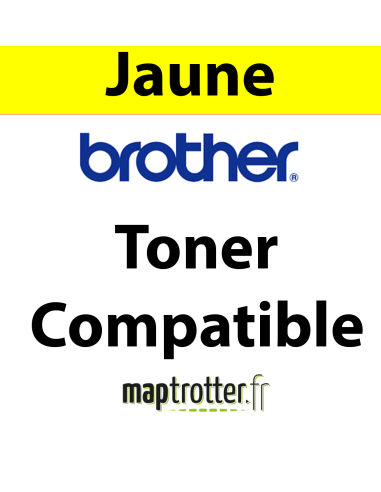 TN-328Y - Toner Maptrotter compatible Brother - jaune - 6 000 pages - Référence : RE19011155 