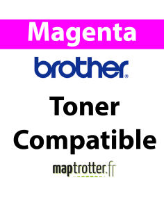 TN-329M - Toner magenta Maptrotter compatible Brother -  6000 Pages 
