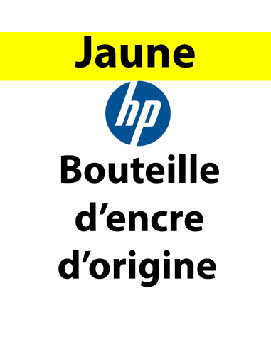HP - 31 - 1VU28AE - Bouteille d'encre jaune - produit d'origine 
