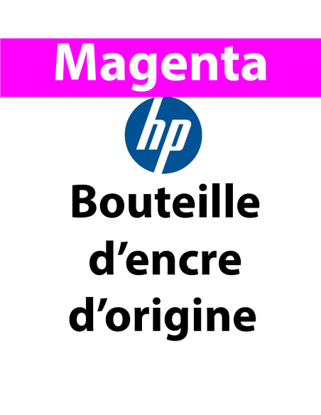 HP - 31 - 1VU27AE - Bouteille d'encre Magenta - produit d'origine 