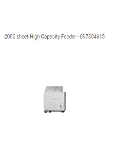Xerox - 2000 sheet High Capacity Feeder - 097S04615 2