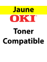 43459329 - Toner jaune Maptrotter compatible OKI - 2 500 pages 