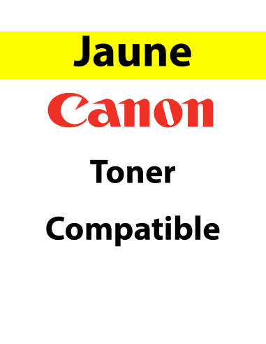 732 Y - Toner jaune Maptrotter compatible Canon - 6 400 pages 