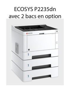 Kyocera - ECOSYS P2235dn - Imprimante - laser - noir et blanc - A4 - recto verso - réseau - 35 ppm  2