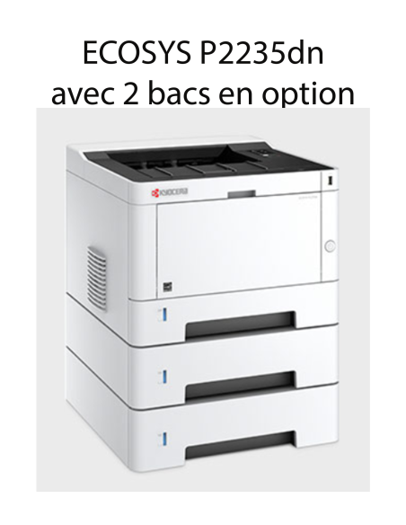 Kyocera - ECOSYS P2235dn - Imprimante - laser - noir et blanc - A4 - recto verso - réseau - 35 ppm 