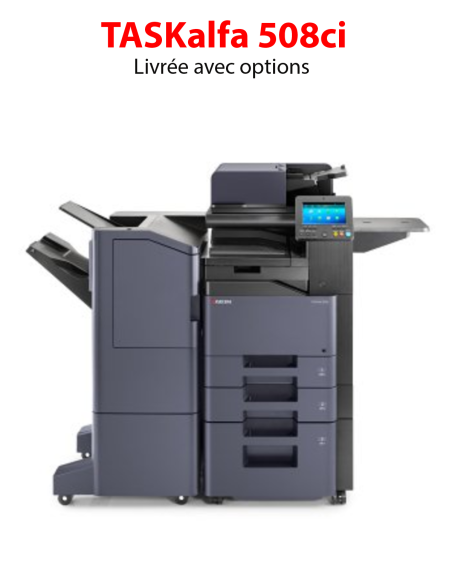 Kyocera - TASKalfa 508ci - Multifonctions (impression, copie, scan) laser - couleur - A3, écran tactile - chargeur en option - 5