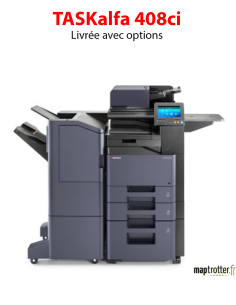 Kyocera - TASKalfa 408ci - Multifonctions (impression, copie, scan) laser - couleur - A3, écran tactile - chargeur en option - 4 2
