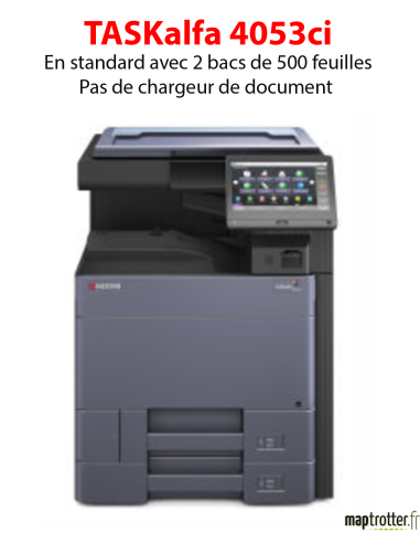 Kyocera - TASKalfa 4053ci - Multifonction laser couleur A3, (i) écran tactile - chargeur en option - 40 ppm 