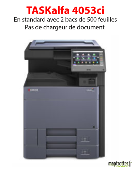Kyocera - TASKalfa 4053ci - Multifonction laser couleur A3, (i) écran tactile - chargeur en option - 40 ppm 