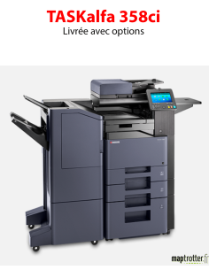 Kyocera - TASKalfa 358ci - Imprimante multifonctions (impression, copie, scan) A4, couleur, (i) écran tactile, chargeur en optio 2