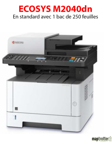 Kyocera - ECOSYS M2040dn - Multifonctions (impression, copie, scan) laser - noir et blanc - A4 - recto verso en impression, copi
