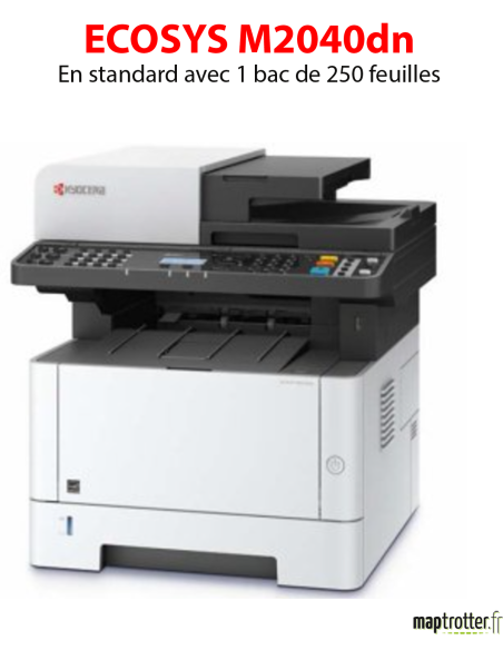 Kyocera - ECOSYS M2040dn - Multifonctions (impression, copie, scan) laser - noir et blanc - A4 - recto verso en impression, copi