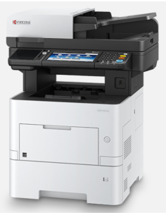 Kyocera - ECOSYS M3655idn - Multifonctions (impression, copie, scan, fax) laser - noir et blanc - A4 - (i) écran tactile - recto