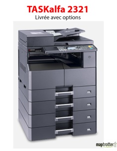 Kyocera - TASKalfa 2321 - Multifonctions (impression, copie, scan) laser - noir et blanc - A3, écran tactile - chargeur de docum 2