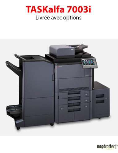 Kyocera - TASKalfa 7003i - Multifonctions (impression, copie, scan) laser - noir et blanc - A3, écran tactile - chargeur DSPF en
