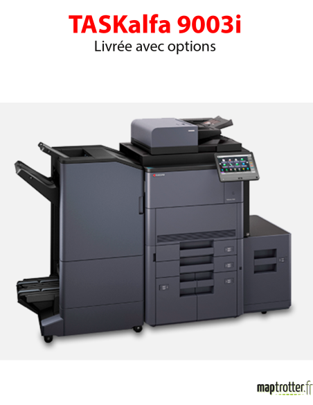 Kyocera - TASKalfa 9003i - Multifonctions (impression, copie, scan) laser - noir et blanc - A3, écran tactile - chargeur DSPF en