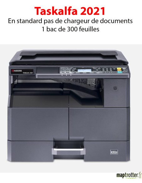 Kyocera - TASKalfa 2021 - Multifonctions (impression, copie, scan) laser - noir et blanc - A3, écran tactile - chargeur de docum