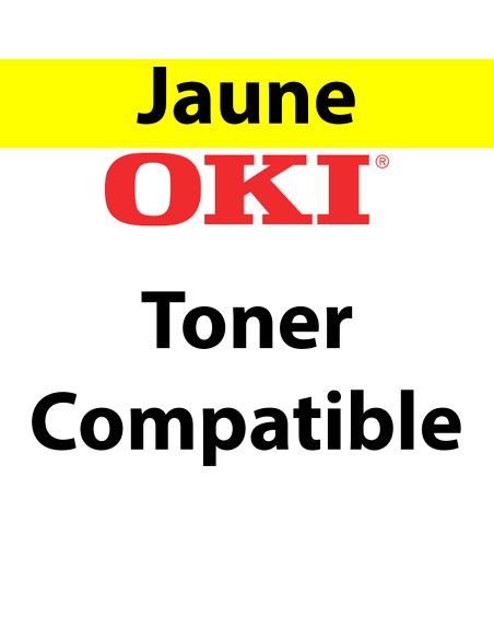 46507505 - Toner jaune Maptrotter compatible OKI - 6 000 pages 