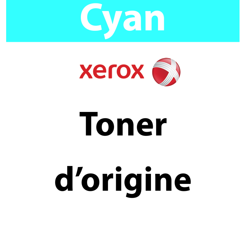 Xerox - 006R01516 - Toner cyan - produit d'origine - 15 000 pages 