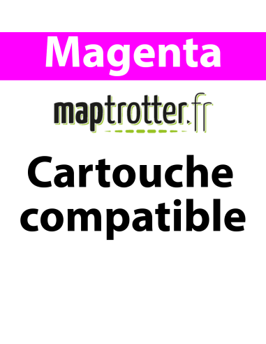 980 - D8J08A - Toner magenta Maptrotter compatible HP - 6 600 pages 