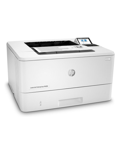 HP - 3PZ15A - LaserJet Enterprise M406dn  - Imprimante, laser, noir et blanc, A4, recto verso, réseau, 38 ppm  