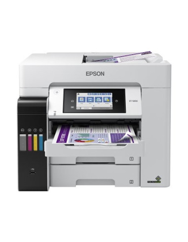 Epson - EcoTank ET-5850 -  Multifonction, impression, copie, scan, fax, Jet d’encre, Couleur, A4, recto verso  en impression, co