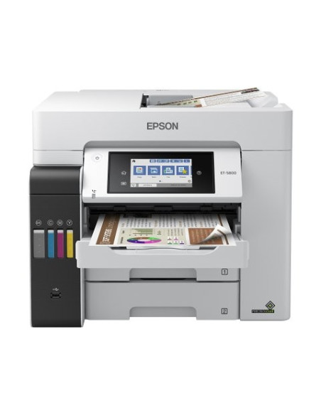 Epson - EcoTank ET-5800 - Multifonctions, impression, copie, scan, fax, couleur, jet d’encre, A4, recto verso en impression, cop