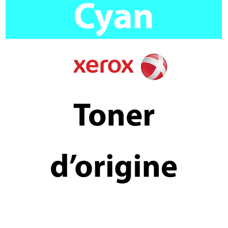 Xerox - 006R01825 - Toner cyan, produit d'origine, 18 500 pages 