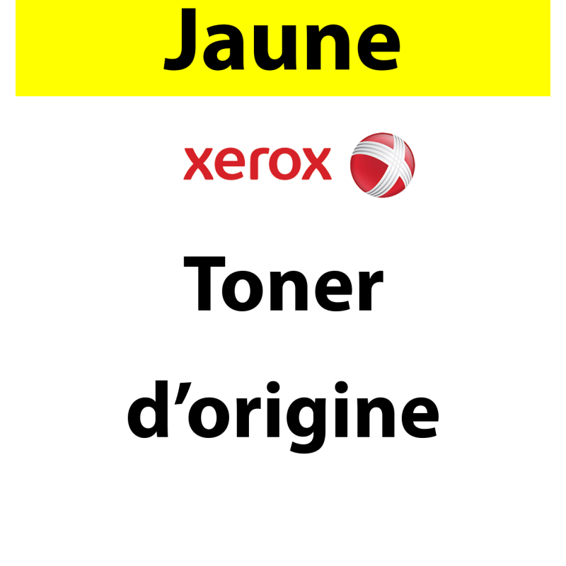 Xerox - 006R01827 -  Toner jaune, produit d'origine, 18 500 pages 