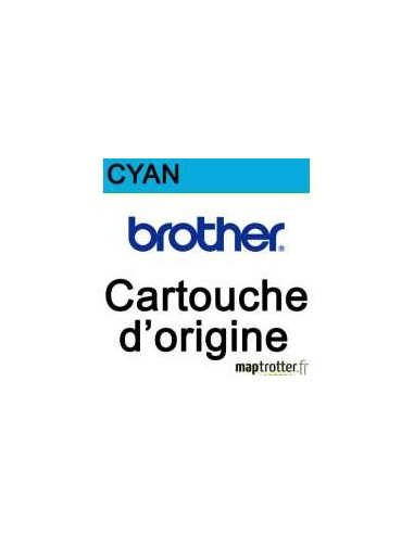 Brother - LC421XLC - Cartouche d'encre cyan - produit d'origine Brother - 500 pages 