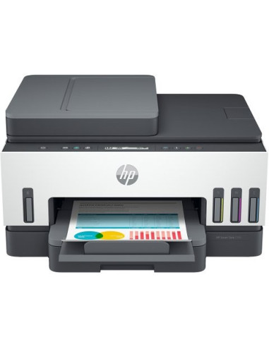HP Smart Tank 7305 All-in-One - Multifonction (Impression, copie, scan) jet d'encre, couleur, A4, Recto Verso uniquement en impr