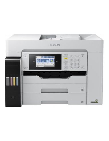 Epson - Epson EcoTank Pro ET-16680 - Multifonction (impression, copie, scan, fax) Jet d'encre, couleur, A3, Chargeur RADF, recto