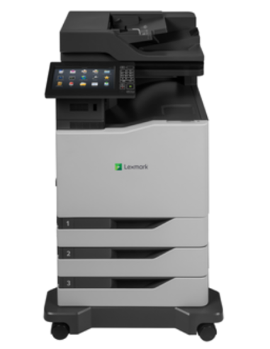 Lexmark -  CX825dte - Multifonction, impression, copie, scan, fax, Couleur, A4, recto verso en impression, copie, scan, chargeur