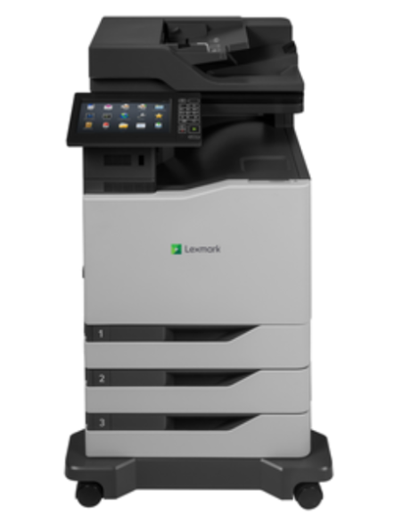 Lexmark -  CX825dte - Multifonction, impression, copie, scan, fax, Couleur, A4, recto verso en impression, copie, scan, chargeur