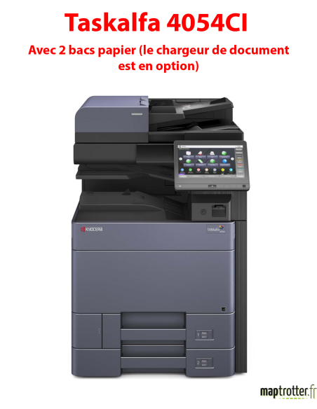Kyocera - TASKalfa 4054CI - Multifonctions (impression, copie, scan) laser, couleur, A3, écran tactile, chargeur en option, 40 p