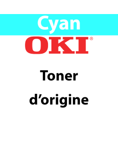 OKI - 09006127 -  - Toner cyan - produit d'origine - 6 000 pages 