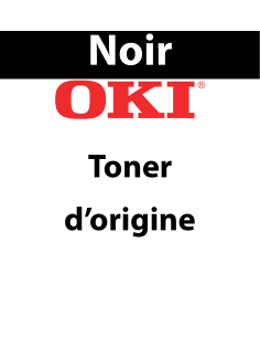 OKI - 09006130 - Toner noir, produit d'origine, 7 000 pages          