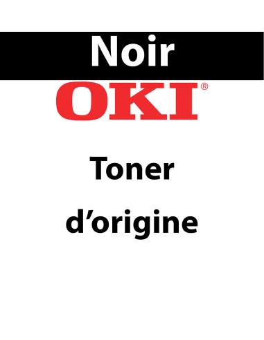 OKI - 09006130 - Toner noir, produit d'origine, 7 000 pages          