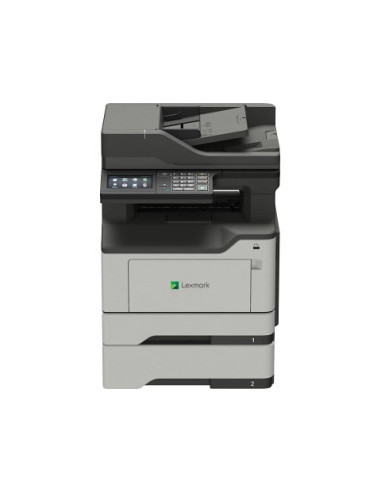 Lexmark - MX421ade - Multifonctions (impression, copie, scan, fax) laser, noir et blanc, A4, Chargeur de documents RADF, recto v