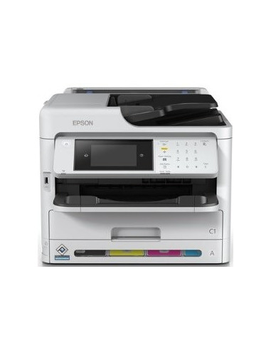 Epson - WorkForce Pro WF-C5890DWF - Imprimante multifonction A4 couleur, Recto Verso, PCL, WiFi, Ethernet, USB, 250 + 80 feuille