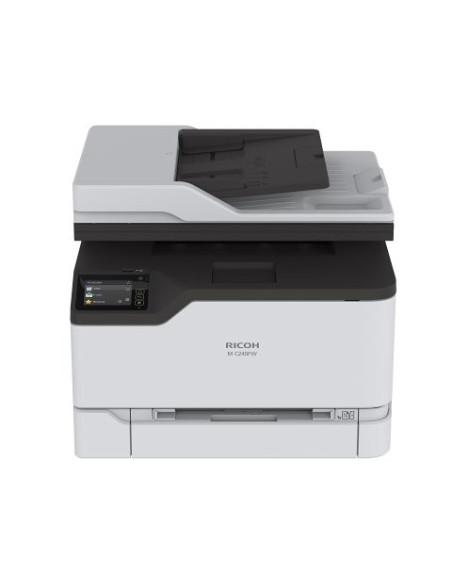 Ricoh - M C240FW Multifonctions (impression, copie, scan, fax) laser couleur, A4, Chargeur de documents ADF, recto verso uniquem
