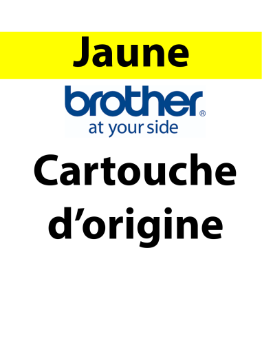 Brother - LC427Y - Cartouche jaune, produit d'origne, 1500 pages 