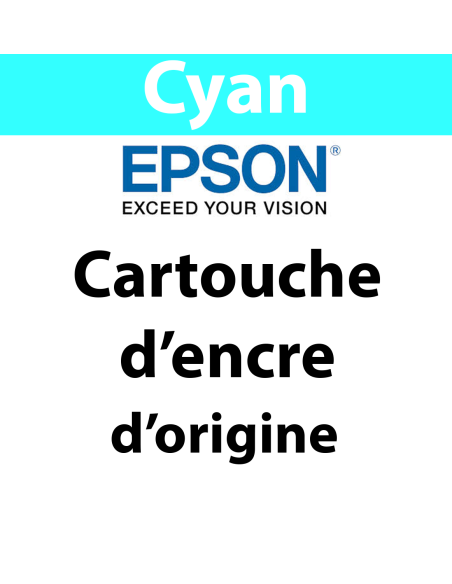 Epson - C13T01D200 - T01D Cartouche d’encre cyan, 20 000 pages 