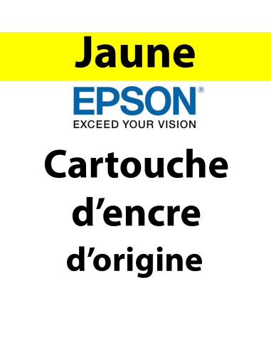 Epson - 408 - C13T09J44010 - Cartouche d'encre jaune, produit d'origine, lunettes, 1 100 pages 