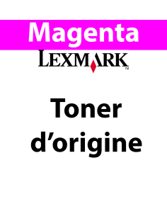 Lexmark - 71B0030 - Toner magenta - produit d'origine - 2 300 pages 