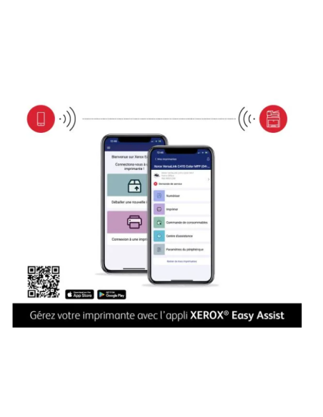 Xerox - B225V/DNI – Multifonction - Noir et Blanc - Impression, copie, scan – A4 – Chargeur ADF 50 feuilles – Impression recto v