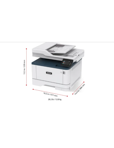 Xerox - B315V/DNI - Multifonctions, Impression, copie, scan, fax, laser, noir et blanc, A4, recto verso en impression, copie, sc